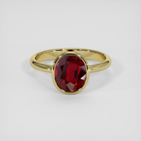 4.52 Ct. Ruby Ring, 18K Yellow Gold 1