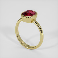 4.52 Ct. Ruby Ring, 18K Yellow Gold 2