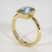 2.99 Ct. Sapphire Ring, 18K Yellow Gold 2