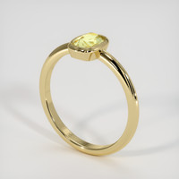 1.11 Ct. Yellow Sapphire Ring, 18K Yellow Gold 2