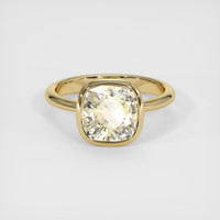 6.50 Ct. Yellow Sapphire Ring, 18K Yellow Gold 1