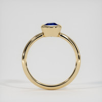 2.00 Ct. Blue Sapphire Ring, 18K Yellow Gold 3
