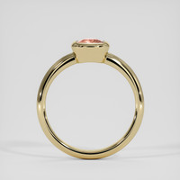 1.55 Ct. Padparadscha Sapphire Ring, 18K Yellow Gold 3
