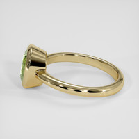 1.74 Ct. Yellowish Green Sapphire Ring, 18K Yellow Gold 4