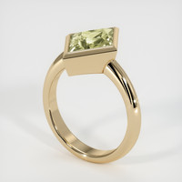 3.20 Ct. Sapphire Ring, 18K Yellow Gold 2
