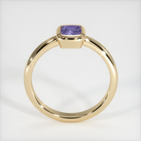 0.80 Ct. Purple Sapphire Ring, 18K Yellow Gold 3