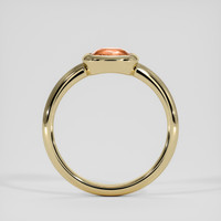 1.62 Ct. Padparadscha Sapphire Ring, 18K Yellow Gold 3