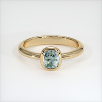 1.07 Ct. Sapphire Ring, 18K Yellow Gold 1