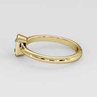 1.38 Ct. Greenish Blue Sapphire Ring, 18K Yellow Gold 4