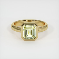 3.03 Ct. Yellow Sapphire Ring, 18K Yellow Gold 1