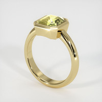 3.03 Ct. Yellow Sapphire Ring, 18K Yellow Gold 2