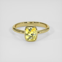 2.68 Ct. Yellow Sapphire Ring, 18K Yellow Gold 1