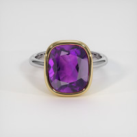 4.86 Ct. Gemstone Ring, 14K Yellow & White 1