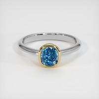 1.85 Ct. Gemstone Ring, 14K Yellow & White 1