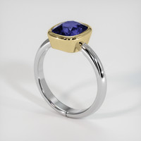 2.53 Ct. Gemstone Ring, 14K Yellow & White 2