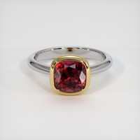 3.10 Ct. Gemstone Ring, 14K Yellow & White 1