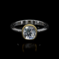 1.18 Ct. Gemstone Ring, 14K Yellow & White 1