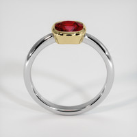 1.31 Ct. Ruby Ring, 14K Yellow & White 3