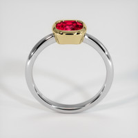 1.12 Ct. Ruby Ring, 14K Yellow & White 3