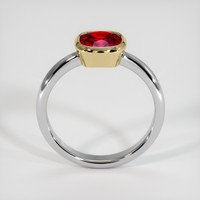 1.49 Ct. Ruby Ring, 14K Yellow & White 3