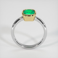 1.50 Ct. Emerald Ring, 18K Yellow & White 3