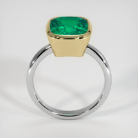 4.49 Ct. Emerald Ring, 18K Yellow & White 3