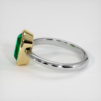 1.84 Ct. Emerald Ring, 18K Yellow & White 4