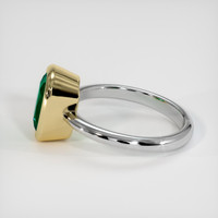 2.28 Ct. Emerald Ring, 18K Yellow & White 4