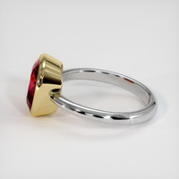 4.01 Ct. Ruby Ring, 18K Yellow & White 4