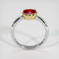 1.49 Ct. Ruby Ring, 18K Yellow & White 3