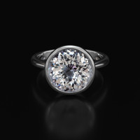 5.38 Ct. Gemstone Ring, Platinum 950 1