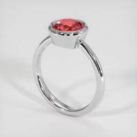 2.10 Ct. Gemstone Ring, Platinum 950 2