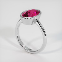 3.20 Ct. Gemstone Ring, Platinum 950 2