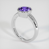 2.24 Ct. Gemstone Ring, Platinum 950 2