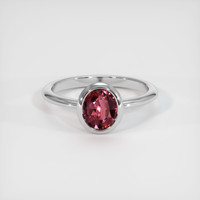 1.19 Ct. Pink Sapphire Ring, Platinum 950 1