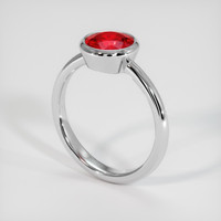 1.81 Ct. Ruby Ring, Platinum 950 2