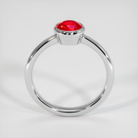 1.10 Ct. Ruby Ring, Platinum 950 3