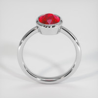 2.17 Ct. Ruby Ring, Platinum 950 3