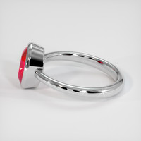 2.17 Ct. Ruby Ring, Platinum 950 4