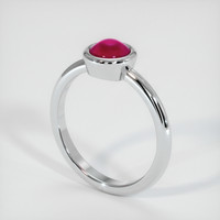 1.69 Ct. Ruby Ring, Platinum 950 2