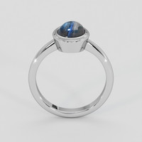 2.97 Ct. Blue Sapphire Ring, Platinum 950 3
