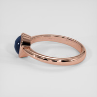 2.53 Ct. Blue Sapphire Ring, 14K Rose Gold 4