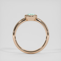 0.81 Ct. Bluish Green Paraiba Tourmaline Ring, 14K Rose Gold 3