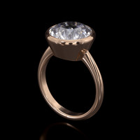 5.38 Ct. Gemstone Ring, 14K Rose Gold 2