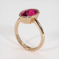 3.20 Ct. Gemstone Ring, 14K Rose Gold 2