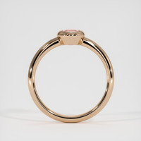 0.57 Ct. Padparadscha Sapphire Ring, 14K Rose Gold 3