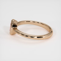 0.57 Ct. Padparadscha Sapphire Ring, 14K Rose Gold 4