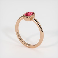 1.02 Ct. Sapphire Ring, 14K Rose Gold 2