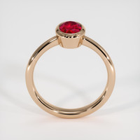 1.10 Ct. Ruby Ring, 14K Rose Gold 3