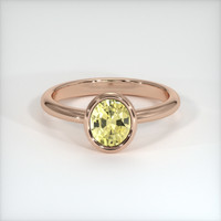 1.26 Ct. Sapphire Ring, 14K Rose Gold 1